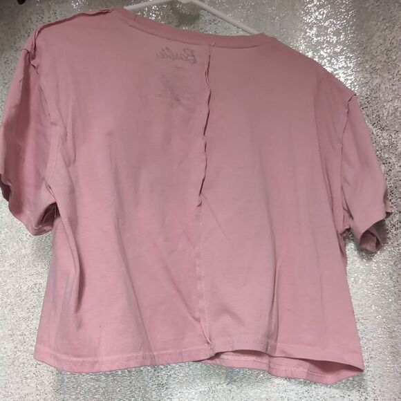 Barbie‎ Pink Rhinestones Crop Top Size Large - Picture 7 of 8